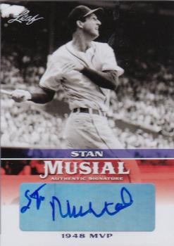 2015 Leaf Heroes of Baseball - Stan Musial Milestones Autographs #MA-SM6 Stan Musial Front