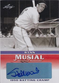 2015 Leaf Heroes of Baseball - Stan Musial Milestones Autographs #MA-SM10 Stan Musial Front