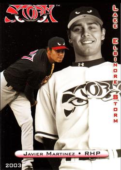 2003 Grandstand Lake Elsinore Storm #NNO Javier A. Martinez Front