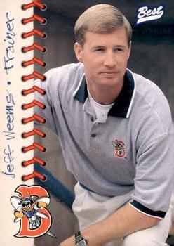 1997 Best Binghamton Mets #4 Jeff Weems Front