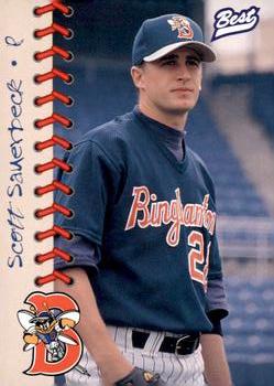 1997 Best Binghamton Mets #27 Scott Sauerbeck Front