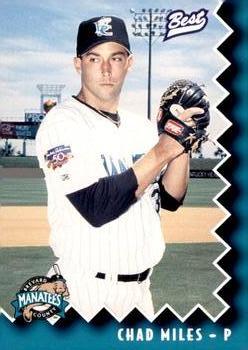 1997 Best Brevard County Manatees #23 Chad Miles Front