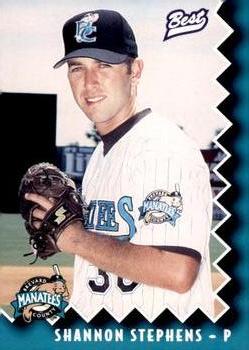 1997 Best Brevard County Manatees #28 Shannon Stephens Front