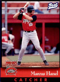 1997 Best Carolina Mudcats #11 Marcus Hanel Front