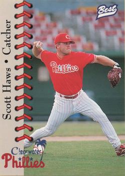 1997 Best Clearwater Phillies #7 Scott Haws Front