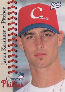1997 Best Clearwater Phillies #8 Jason Kershner Front