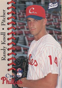 1997 Best Clearwater Phillies #10 Randy Knoll Front
