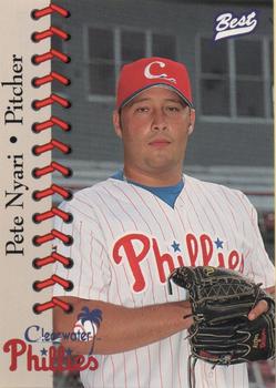 1997 Best Clearwater Phillies #14 Pete Nyari Front