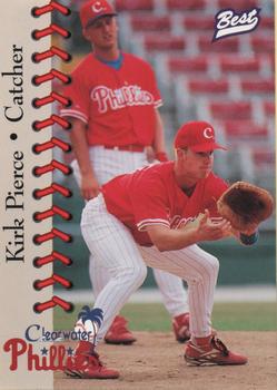 1997 Best Clearwater Phillies #15 Kirk Pierce Front