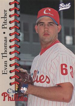 1997 Best Clearwater Phillies #22 Evan Thomas Front