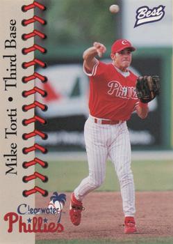 1997 Best Clearwater Phillies #23 Mike Torti Front