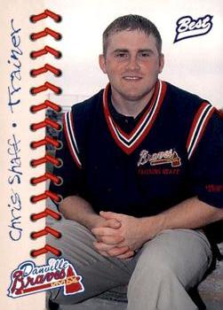 1997 Best Danville Braves #7 Chris Shaff Front