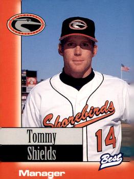1997 Best Delmarva Shorebirds #5 Tommy Shields Front
