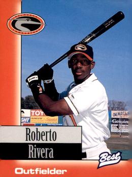 1997 Best Delmarva Shorebirds #21 Roberto Rivera Front