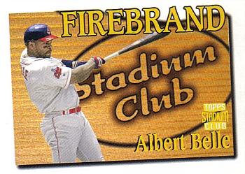 1997 Stadium Club - Firebrand Redemption #FB2 Albert Belle Front