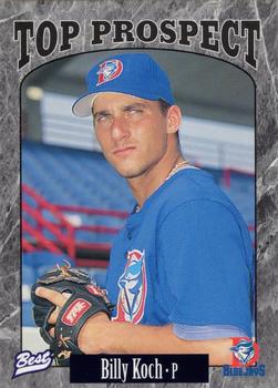 1997 Best Florida State League Top Prospects #9 Billy Koch Front