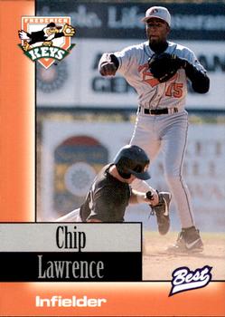 1997 Best Frederick Keys #13 Chip Lawrence Front
