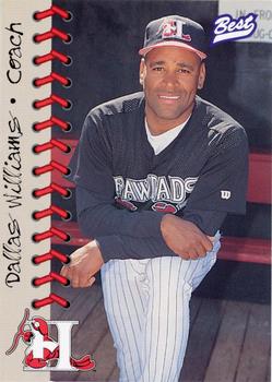1997 Best Hickory Crawdads Beige #3 Dallas Williams Front