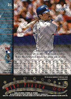 1997 Stadium Club - Members Only #31 Mike Piazza Back
