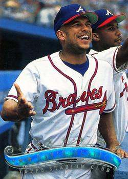 1997 Stadium Club - Members Only #223 David Justice Front