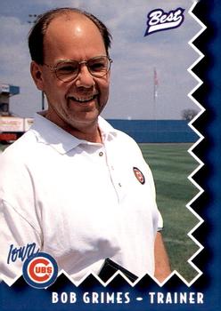 1997 Best Iowa Cubs #4 Bob Grimes Front