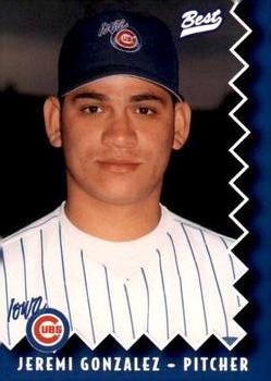1997 Best Iowa Cubs #13 Jeremi Gonzalez Front