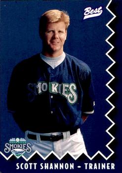 1997 Best Knoxville Smokies #4 Scott Shannon Front