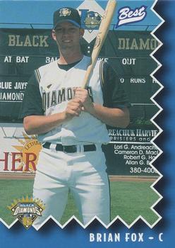 1997 Best Lethbridge Black Diamonds #7 Brian Fox Front