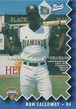 1997 Best Lethbridge Black Diamonds #13 Ron Calloway Front