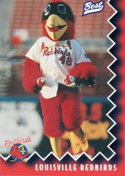 1997 Best Louisville Redbirds #1 Mascot Front