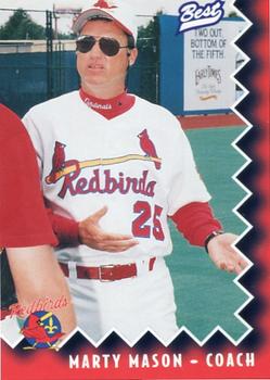 1997 Best Louisville Redbirds #4 Marty Mason Front