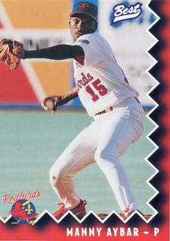 1997 Best Louisville Redbirds #7 Manny Aybar Front