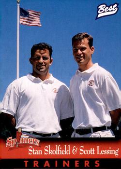 1997 Best Lowell Spinners #30 Stan Skolfield / Scott Lessing Front
