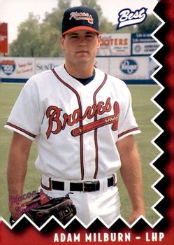 1997 Best Macon Braves #18 Adam Milburn Front
