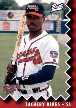 1997 Best Macon Braves #22 Zachary Hines Front
