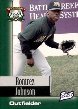 1997 Best Michigan Battle Cats #15 Rontrez Johnson Front
