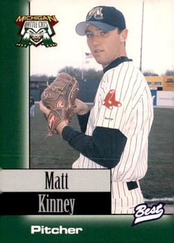 1997 Best Michigan Battle Cats #16 Matt Kinney Front