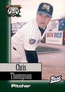 1997 Best Michigan Battle Cats #28 Chris Thompson Front