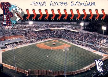 1997 Best Mobile BayBears #2 Hank Aaron Stadium Front