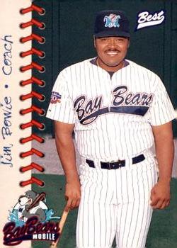 1997 Best Mobile BayBears #7 Jim Bowie Front