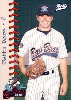 1997 Best Mobile BayBears #18 Bubba Dixon Front