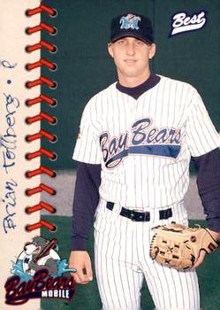 1997 Best Mobile BayBears #20 Brian Tollberg Front