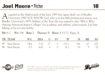 1997 Best New Haven Ravens #18 Joel Moore Back