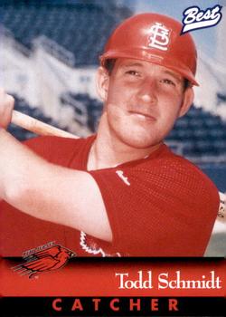 1997 Best New Jersey Cardinals #24 Todd Schmidt Front
