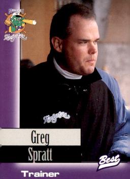1997 Best Norwich Navigators #5 Greg Spratt Front