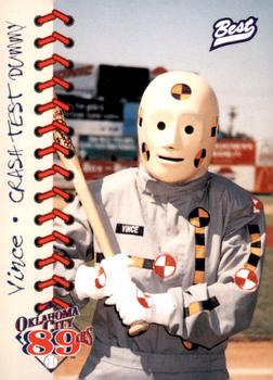 1997 Best Oklahoma City 89ers #3 Vince the Crash Test Dummy Front