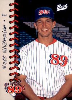 1997 Best Oklahoma City 89ers #25 Matt Whiteside Front