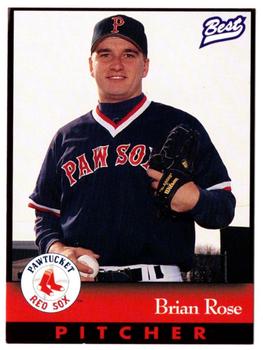 1997 Best Pawtucket Red Sox #1 Brian Rose Front