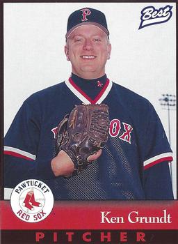 1997 Best Pawtucket Red Sox #11 Ken Grundt Front