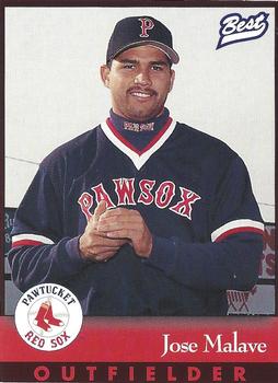 1997 Best Pawtucket Red Sox #15 Jose Malave Front